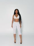 Sexy Fashion Polka Dot Casual Pants Set