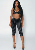 Sexy Fashion Polka Dot Casual Pants Set