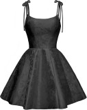 Women's Summer Slim Waist Chic Fashion Slim Fit Short Strap Evening Dress（Processing time need 3-6 days）