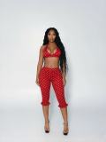 Sexy Fashion Polka Dot Casual Pants Set