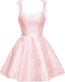Women's Summer Slim Waist Chic Fashion Slim Fit Short Strap Evening Dress（Processing time need 3-6 days）
