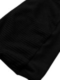 Women Ribbed Off-Shoulder Pleated Crop Top & Wide-Leg Pants Set