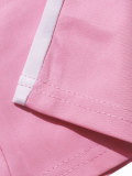 Women Casual Summer Polo-Collar Short-Sleeve Top & Pant Set