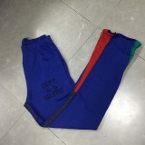 Men's Patchwork Bell-Bottom Pant