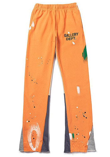 Men's Autumn/Winter LA-Style Paint-Splatter Graffiti Casual Pant