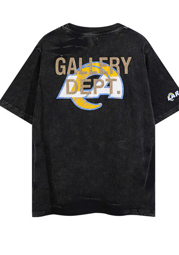 Men's Casual Round-Neck Printed Short-Sleeve T-Shirt