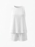 Women Casual Summer Tank Top & Shorts Set