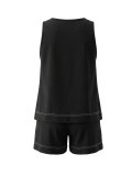Women Casual Summer Tank Top & Shorts Set