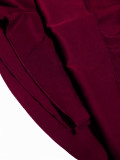 Women Summer Slash-Shoulder Cape/Strapless Top & Wide-Leg Shorts 3-Piece Set