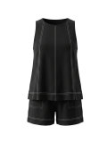 Women Casual Summer Tank Top & Shorts Set