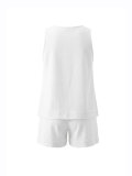 Women Casual Summer Tank Top & Shorts Set