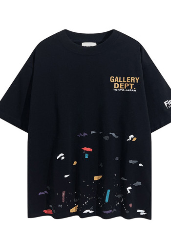Men's Casual Round-Neck Printed Short-Sleeve T-Shirt