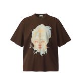 Men's Casual Round-Neck Printed Short-Sleeve T-Shirt