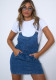 Women's Street Style Slim Fit Denim Overall Dress