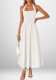 Women's Spring Chic Wide Strap Halter Neck Low Back Dress