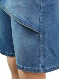 Women's Street High Waist Straight Leg Denim Knee-Length Shorts