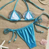 Women's Shell Two-Piece Bikini Swimsuit Set
