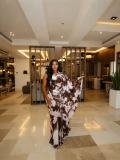 Women's Summer Tie-Dye Print Sexy Holidays Style Long Dress