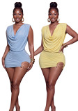 Women Summer Sexy Backless Bodycon Dress