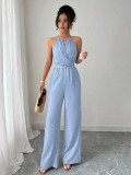 Women Halter Neck Jumpsuit
