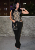 Women Summer/Autumn Lace Patchwork Sleeveless Maxi Dress