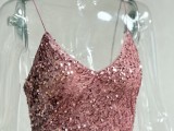 Women Sequin Summer Beach Holidays Sexy Bodycon Strap Dress