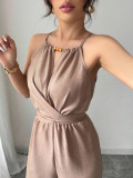 Women Halter Neck Jumpsuit