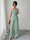 Women Halter Neck Jumpsuit