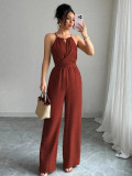 Women Halter Neck Jumpsuit