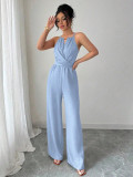 Women Halter Neck Jumpsuit