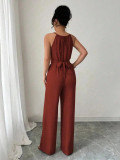 Women Halter Neck Jumpsuit