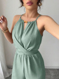 Women Halter Neck Jumpsuit