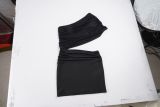 Women Sexy Mesh Slash Shoulder Hollow-Out Patchwork Bodycon Dress