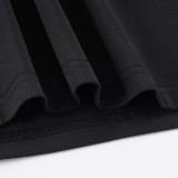 Women Sexy Mesh Slash Shoulder Hollow-Out Patchwork Bodycon Dress