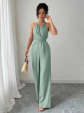 Women Halter Neck Jumpsuit