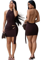 Women Summer Backless Dress Women Summer Backless Dress
