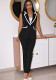 Women Casual Turndown Collar Sleeveless Top and Pants Two-Piece Set