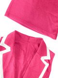 Women Casual Turndown Collar Sleeveless Top and Pants Two-Piece Set