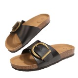 Plus Size Women Summer Casual Pu-Leather Platform Sandals