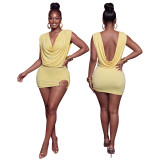 Women Summer Sexy Backless Bodycon Dress