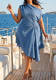 Plus Size Women Irregular Casual Summer Dress