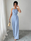 Women Halter Neck Jumpsuit