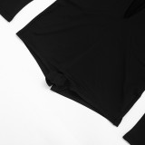 Women Sexy V-Neck Long-Sleeved Jumpsuit