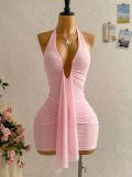 Women Summer Mesh Sexy Dress