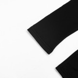 Women Sexy V-Neck Long-Sleeved Jumpsuit