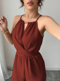Women Halter Neck Jumpsuit