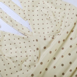 Women Sexy Halter Neck Off-Shoulder Polka Dot Bodycon Dress