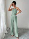 Women Halter Neck Jumpsuit