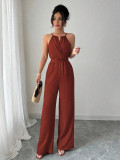 Women Halter Neck Jumpsuit