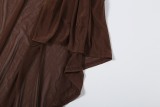 Spring Sexy Long Strap Dress & Shawl Set
